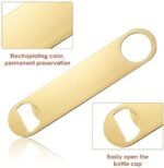 Heavy-Duty Stainless Steel Flat Bottle Opener 4-Piece Set - Image 2