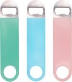 Heavy-Duty Stainless Steel Flat Bottle Opener 3-Piece Set