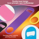 Colorful Stainless Steel Bottle Opener 5-Piece Set - Image 2