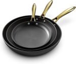 Non-Stick Cast Iron Skillet 3-Piece Set - Image 2