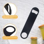 Stainless Steel Flat Bottle Opener 4-Piece Set - Image 2