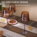Amber-Colored Wine Glass 6-Piece Set - Image 2