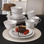 Distressed White Dinnerware 16-Piece Set