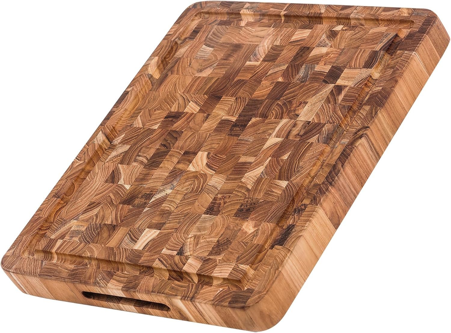 81Os74lgcwL._AC_SL1500_.jpg Teak Wood Cutting Board - Image 1