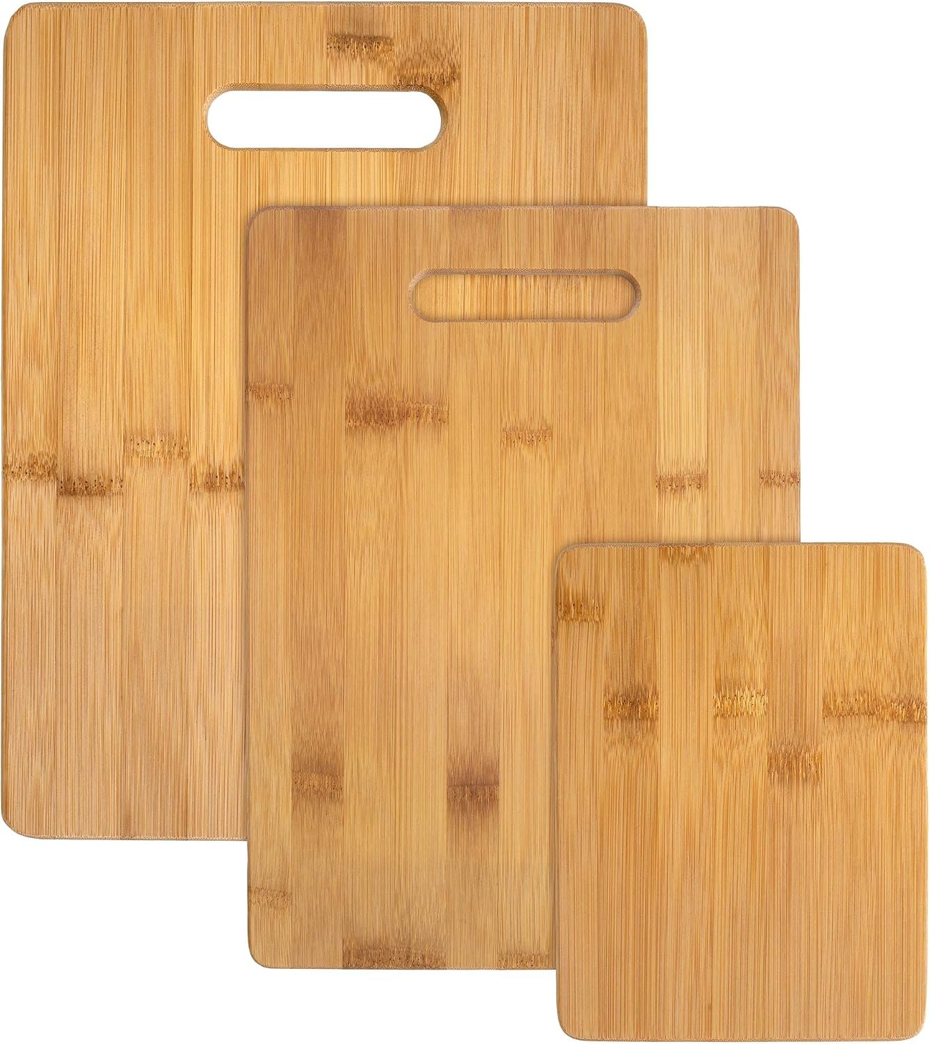 81RxQVl0guL._AC_SL1500_.jpg Bamboo Cutting Board 3-Piece Set - Image 1