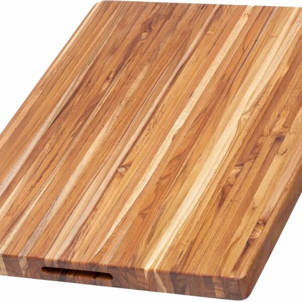 Teak Wood Cutting Board with Handle