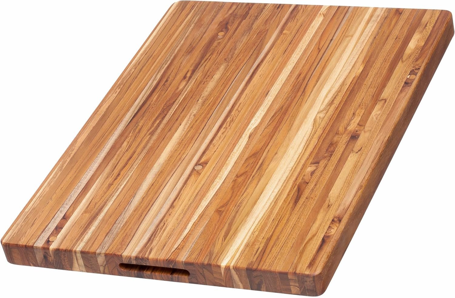 81wRWKh0QgL._AC_SL1500_.jpg Teak Wood Cutting Board with Handle - Image 1