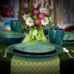 Round Embossed Dinnerware 16-Piece Set