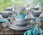 Stoneware Dinnerware 16-Piece Set (includes 2 bowls) - Image 2
